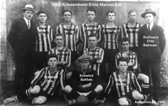 BSC 1.Mannschaft um 1920