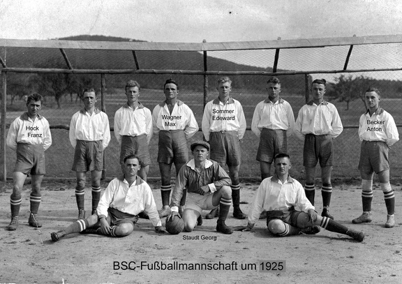 BSC 1.Mannschaft um 1925